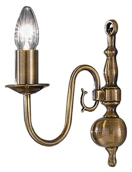 Franklite Halle 1 Light Flemish Wall Light In Bronze Brass Finish PE7931