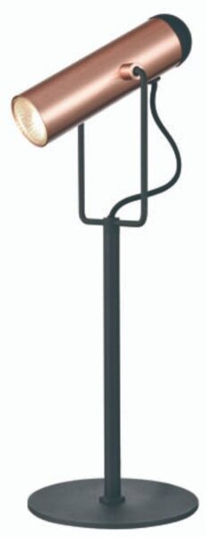 Spot Desk Lamp In Black And Copper Finish T606