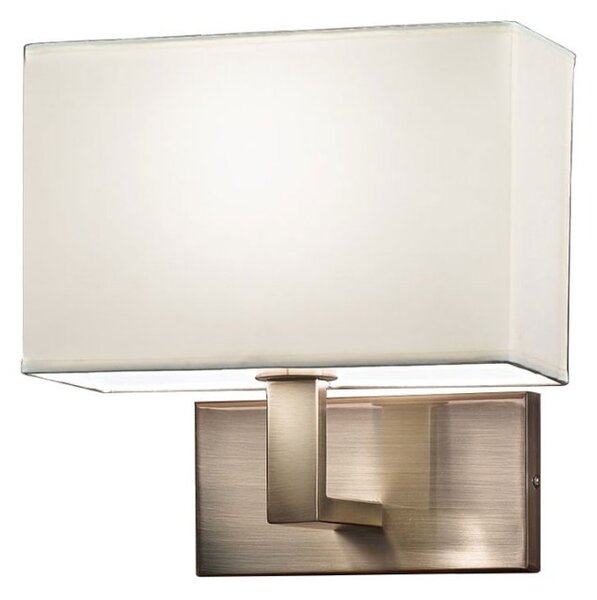Rosie Wall Light In Bronze Finish With Shade W979/9892