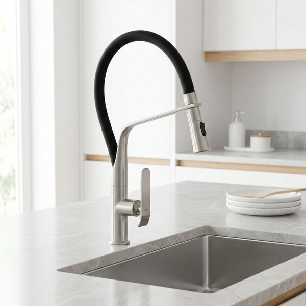 Kitchen faucet Castor Brush Nickel