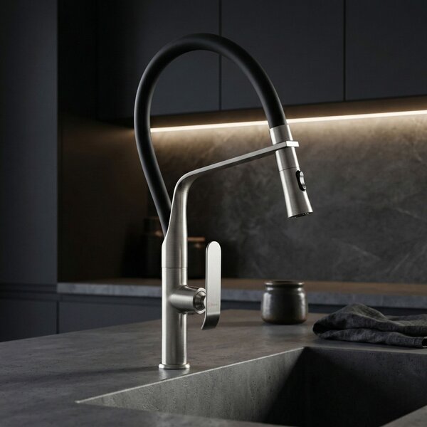 Kitchen faucet Castor Brush Nickel