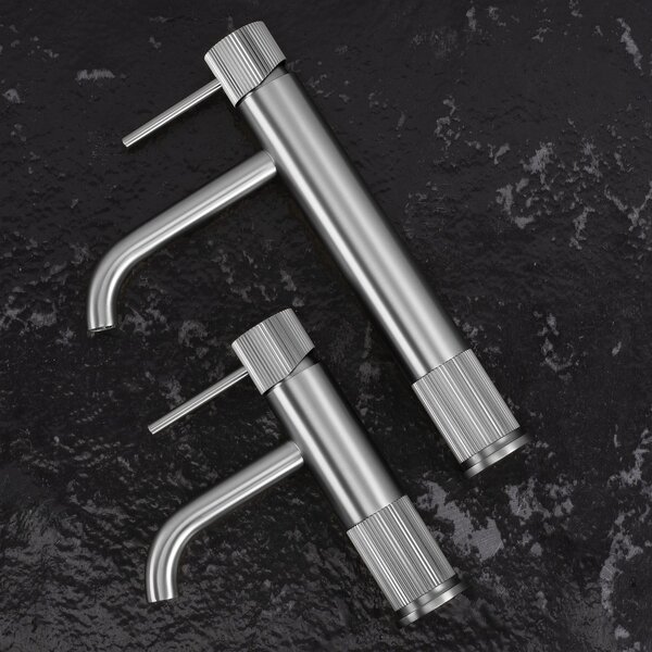 Bathroom faucet Rea Lungo Stripe Brush Nickel