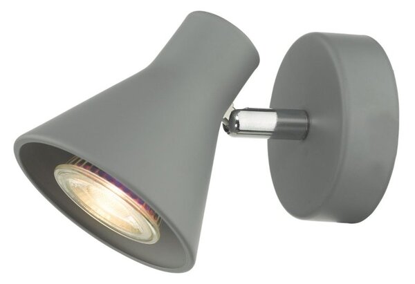 Dar Wisebuys DIZ0739 Diza Single Spotlight In Matt Grey Finish