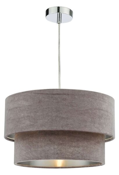 Dar Wisebuys Suvan Easy Fit Mink Velvet Shade With Silver Lining