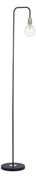 Dar Wisebuys Kiefer Floor Lamp In Black And Antique Brass Finish
