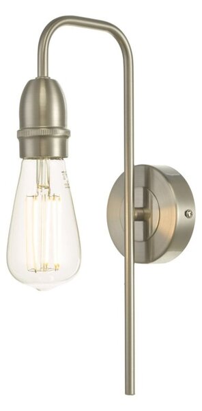 Dar Wisebuys Kiefer Wall Light In Satin Chrome Finish