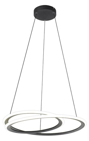 Calvin Dimmable LED Ceiling Pendant Light In Black Finish