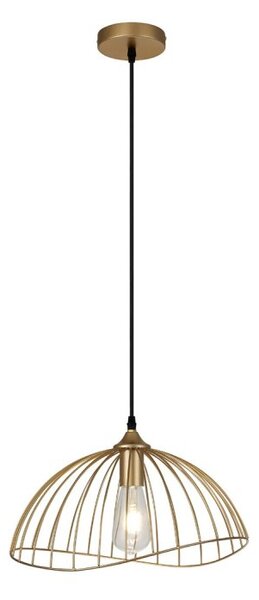 Robson Pendant Dome 1 Light in a Painted Gold Finish