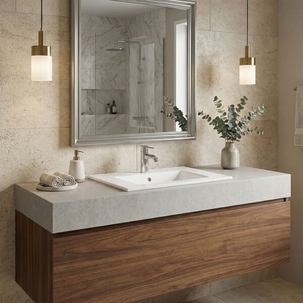 Inset washbasin Rea Dafne 60