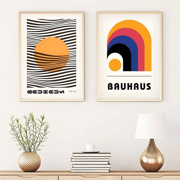 Stillform Wooden 20x30cm Decorative Wall Frame Set in Multicolour
