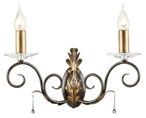 Elstead AML2 Bronze/Gold Amarilli Double Wall Light