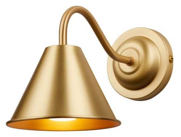 David Hunt Lighting Avon Bathroom Single Wall Light In Butter Brass IP44