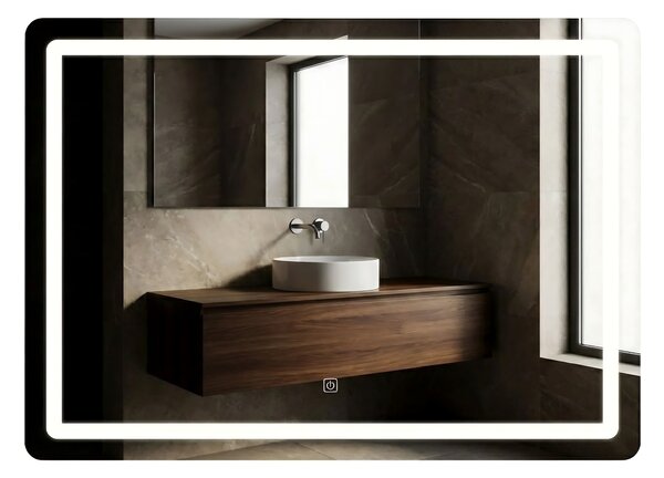 Mirror LED 80x60cm P10407