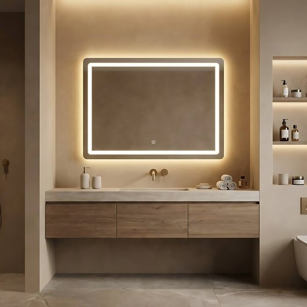 Mirror LED 80x60cm P10407