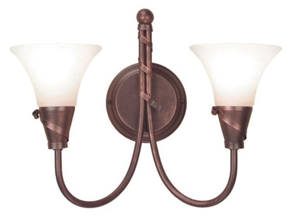 Elstead EM2 COPPER Emily double bronze wall light