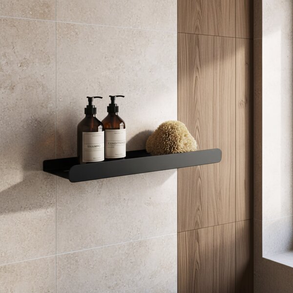 Bathroom shelf SF03 60cm black matt