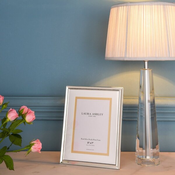 Laura Ashley Boxed Photo Frame In Polished Silver Finish 5x7 inch