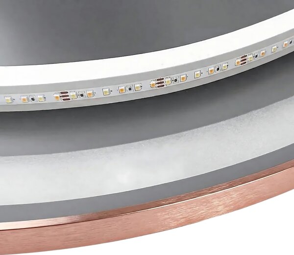 Mirror LED 50cm MMJ BRUSH COPPER