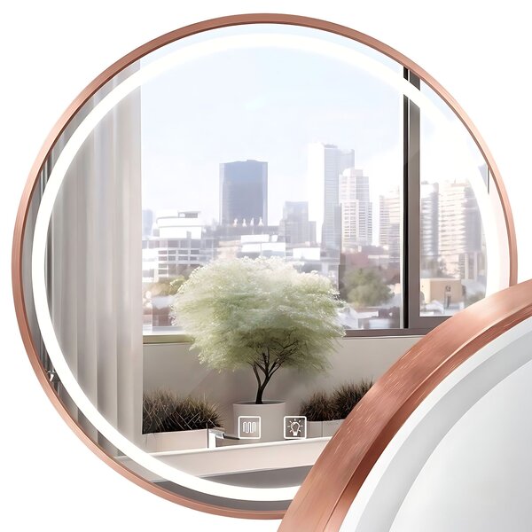 Mirror LED 50cm MMJ BRUSH COPPER