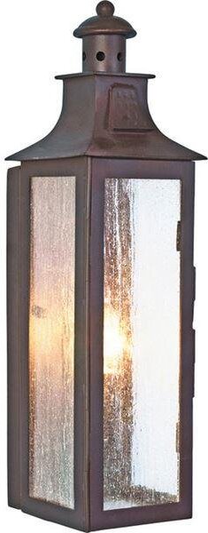 Elstead Stow wrought iron exterior wall lamp, IP23