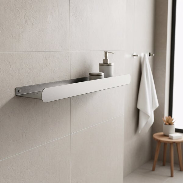 Bathroom shelf SF03 60cm steel brush