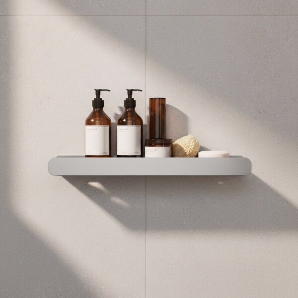 Bathroom shelf SF03 45cm steel brush