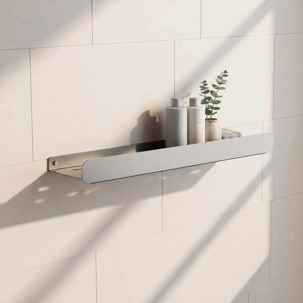 Bathroom shelf SF03 60cm steel brush