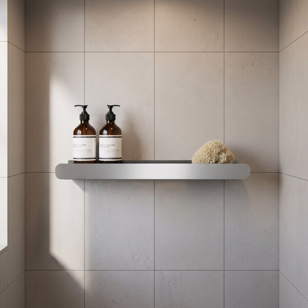 Bathroom shelf SF03 60cm steel brush
