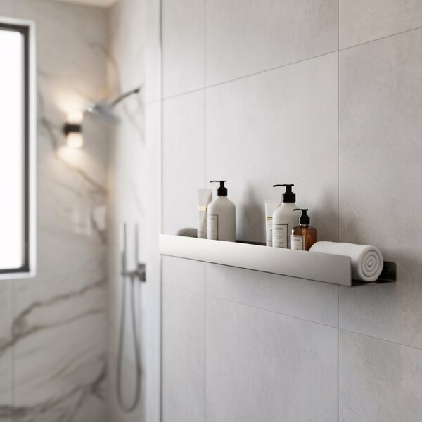 Bathroom shelf SF04 60cm steel brush