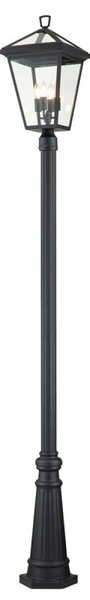 Quintiesse QN-ALFORD-PLACE5-L-MB Alford Place Lamp Post Lantern In Museum Black Finish IP44