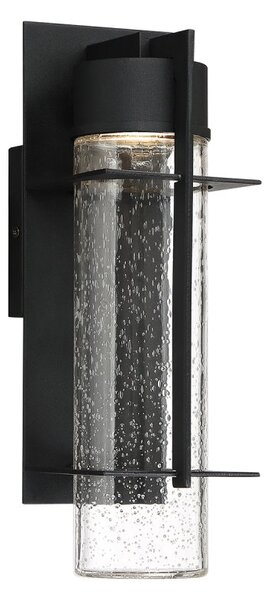Quintiesse QN-EAMES-LED-M-EK Eames Outdoor Medium LED Wall Lantern In Earth Black Finish IP44