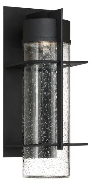 Quintiesse QN-EAMES-LED-L-EK Eames Outdoor Large LED Wall Lantern In Earth Black Finish IP44
