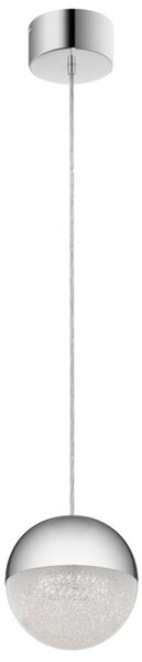Quintiesse QN-MOONLIT-P-PC Moonlit Integral LED Mini Ceiling Pendant Light In Polished Chrome Finish