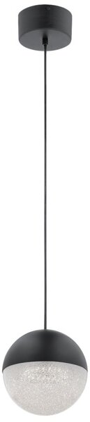 Quintiesse QN-MOONLIT-P-MBK Moonlit Integral LED Mini Ceiling Pendant Light In Matte Black Finish
