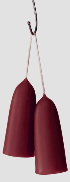Claret Beeswax Stubby Candles Set of 2 | Default | Piglet in Bed