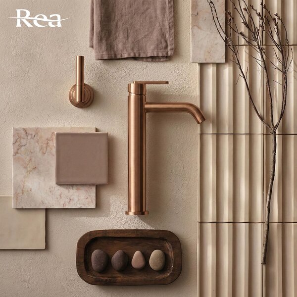 Bathroom faucet Rea Ontario Brush Copper