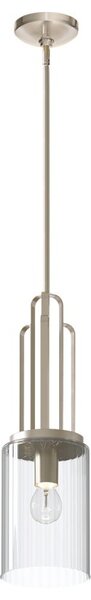 Quintiesse QN-KIMROSE-MP-PN Kimrose 1 Light Mini Ceiling Pendant Light In Polished Nickel