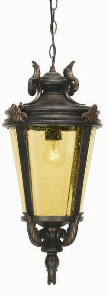 Elstead BT8/M Baltimore Medium exterior chain lantern, IP43