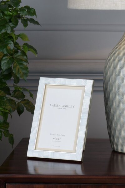 Laura Ashley LA3756181-Q Whitford Photo Frame In Polished Nickel Finish 4 x 6"