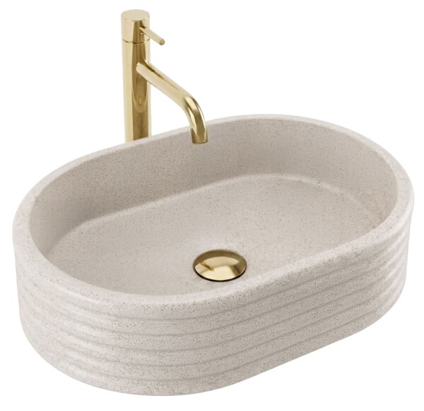 Countertop Basin Rea Nicoletta Beige