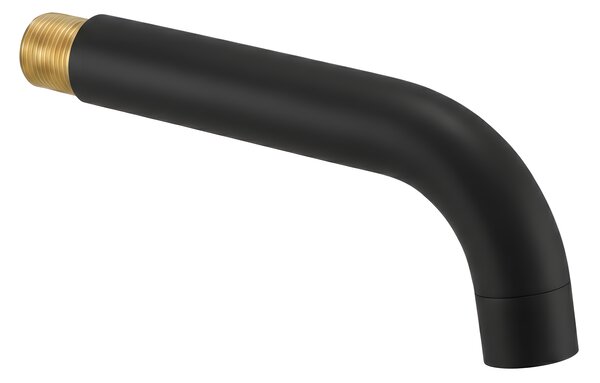 Spout for concealed mixer Rea Lungo 16 cm Black