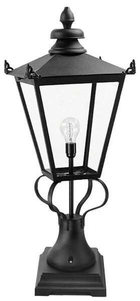 Elstead WSLN1-BLACK Wilmslow exterior pedestal lantern