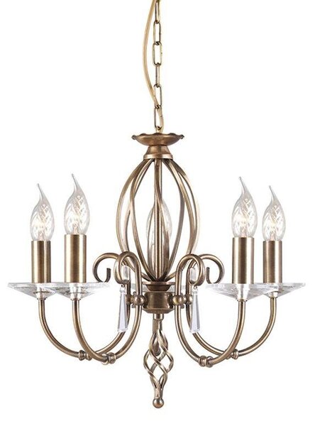 AG5 AB Aegean 5 Light Ceiling Pendant Light