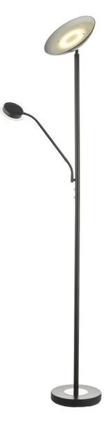 Dar Lighting Victor LED Mother And Child Floor Lamp In Matt Black Finish VIC4922