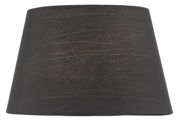 Dar Lighting Zira Black Faux Silk Candle Clip Shade 18 cm