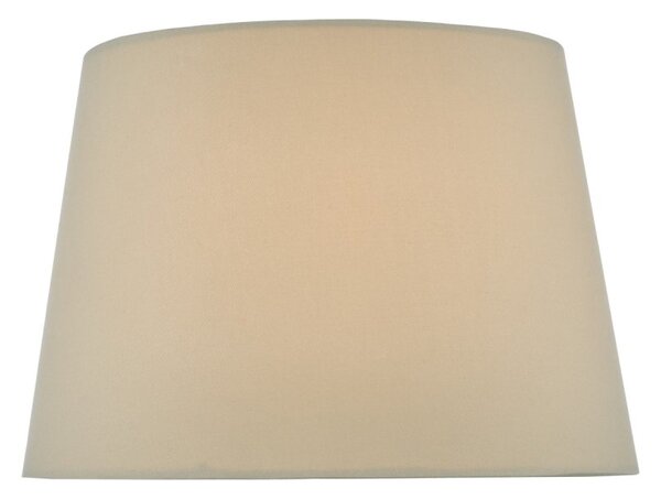Dar Lighting Alina Taupe Faux Silk Tapered Drum Shade 26 cm