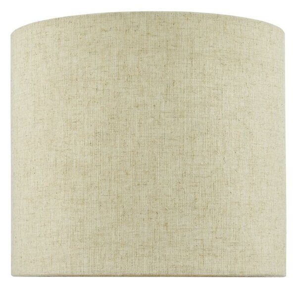Dar Lighting Jayden Natural Linen Drum Shade 25 cm