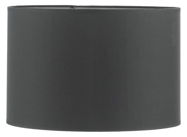Dar Lighting Kelso Black Cotton Drum Shade 38cm
