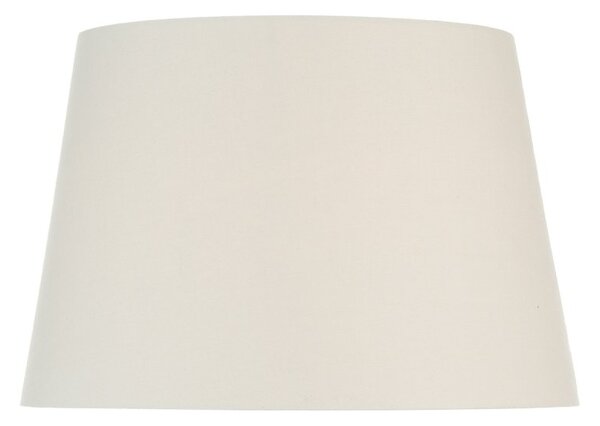 Dar Lighting Cream Cotton Tapered Drum Shade 45 cm