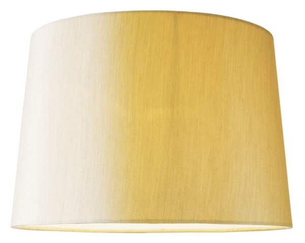 Dar Lighting Balthazar Gold Faux Silk Tapered Drum Shade 38 cm